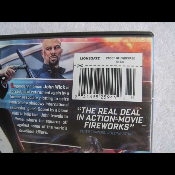 Keanu Reeves John Wick 2 DVD Movie Bundle $3 Hitman Assassin's Guild Blood Oath - Picture 3 of 6